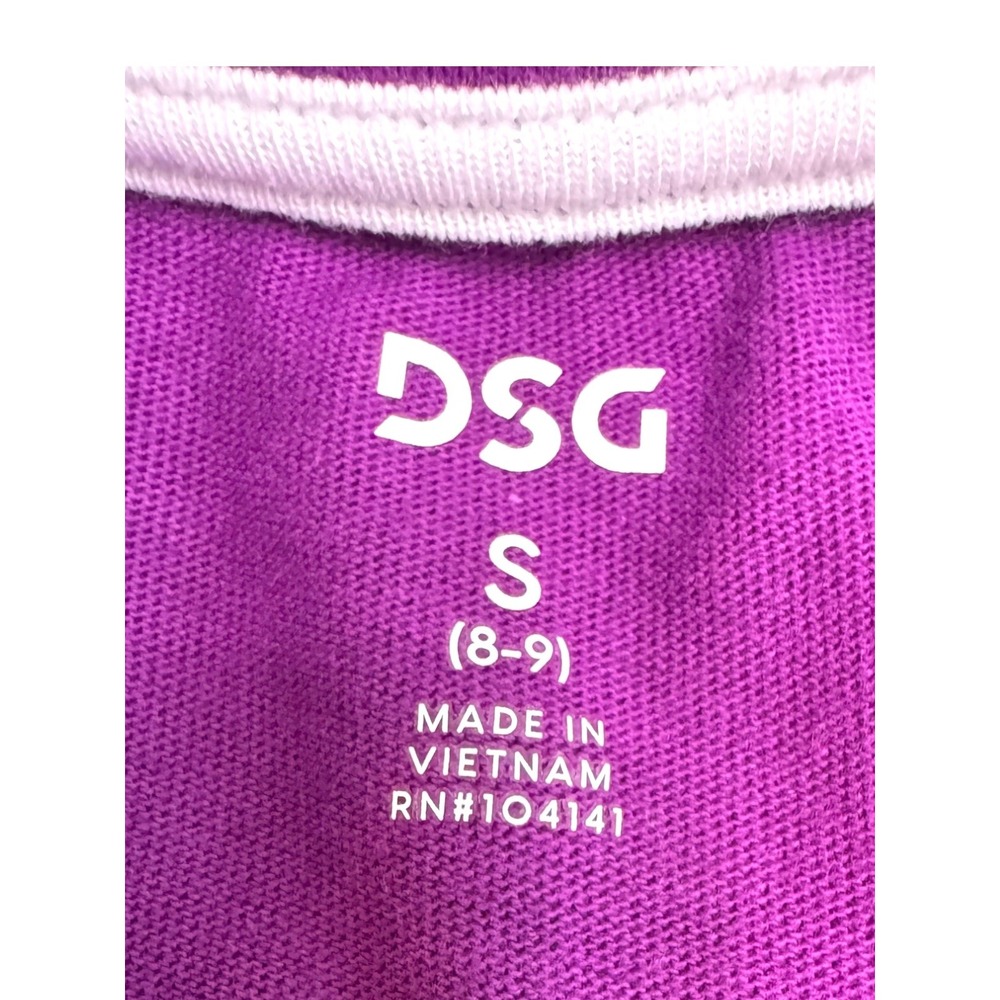 DSG Kids Purple New York Graphic T-Shirt Short Sleeve Size S 8-9 Collegiate Tee - Picture 6 of 8